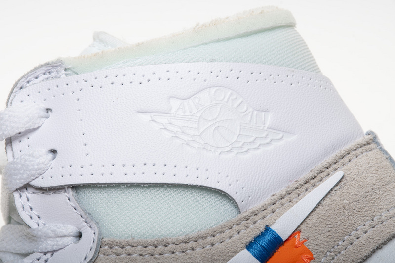 OFF WHITE   Air Jordan 1 AQ0818-100 White