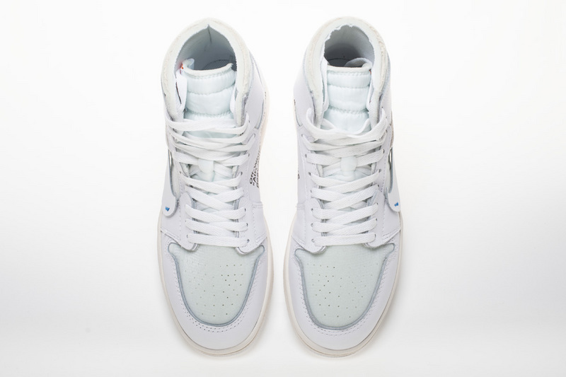 OFF WHITE   Air Jordan 1 AQ0818-100 White