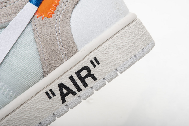 OFF WHITE   Air Jordan 1 AQ0818-100 White