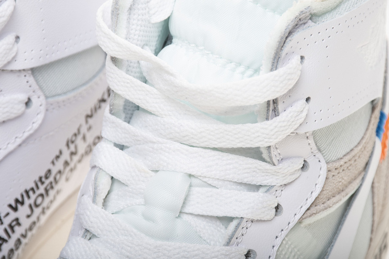 OFF WHITE   Air Jordan 1 AQ0818-100 White
