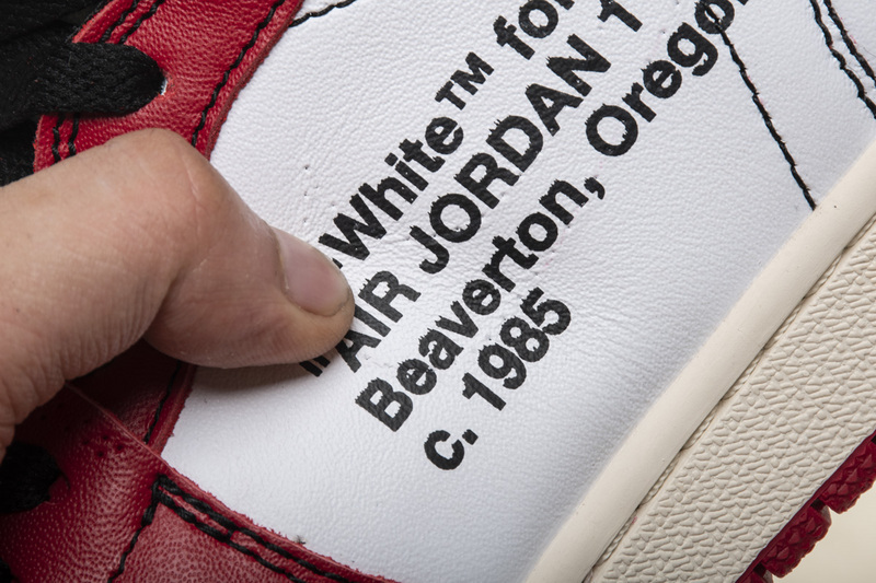 OFF WHITE  Air Jordan 1 High OG 10X