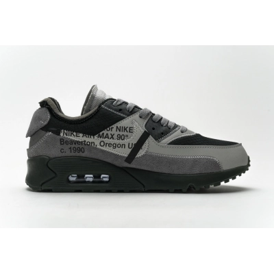 OFF-White  Nike Air Max 90 Gris 02