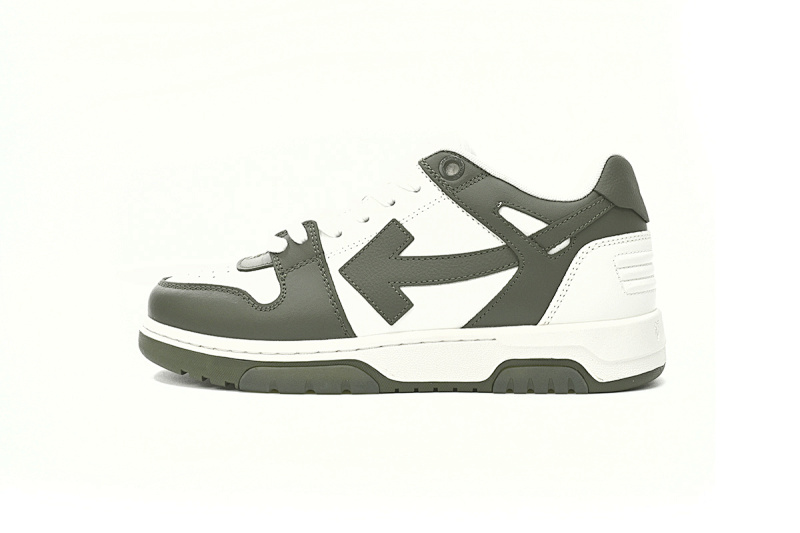 OLIA18 9S23LEA00 15901 FF-WHITE Out Of Military Green White