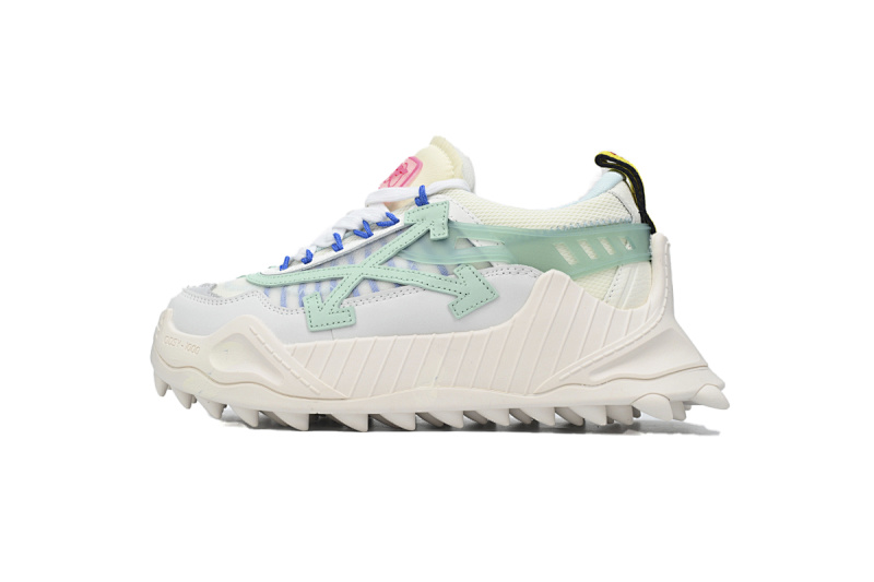 OMIA139S 2080004 530133 FF-WHITE Out Of Light Green And White