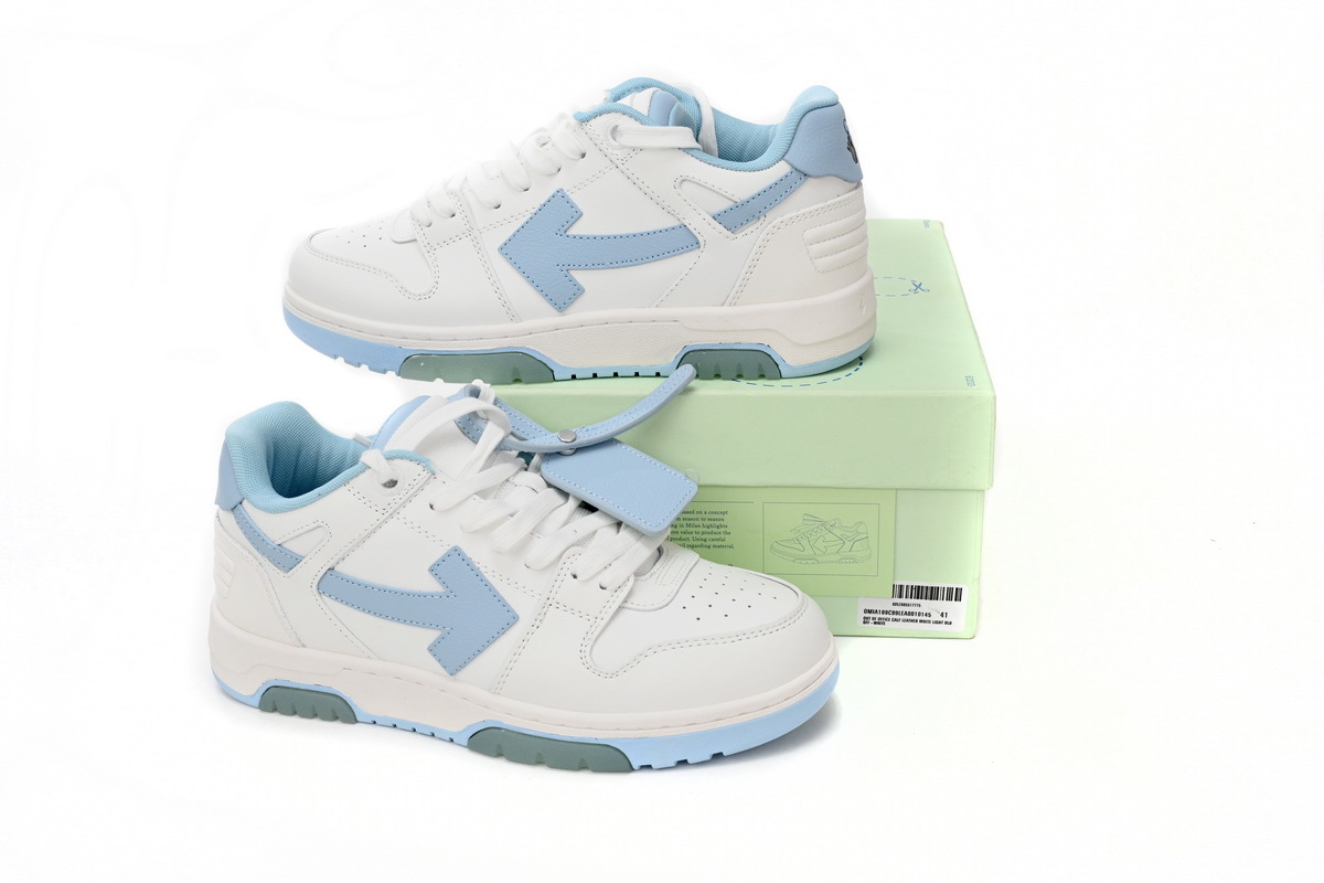  OFF-WHITE Out Of Office Bleu ciel et blanc OMIA189 C99LEA00 10145