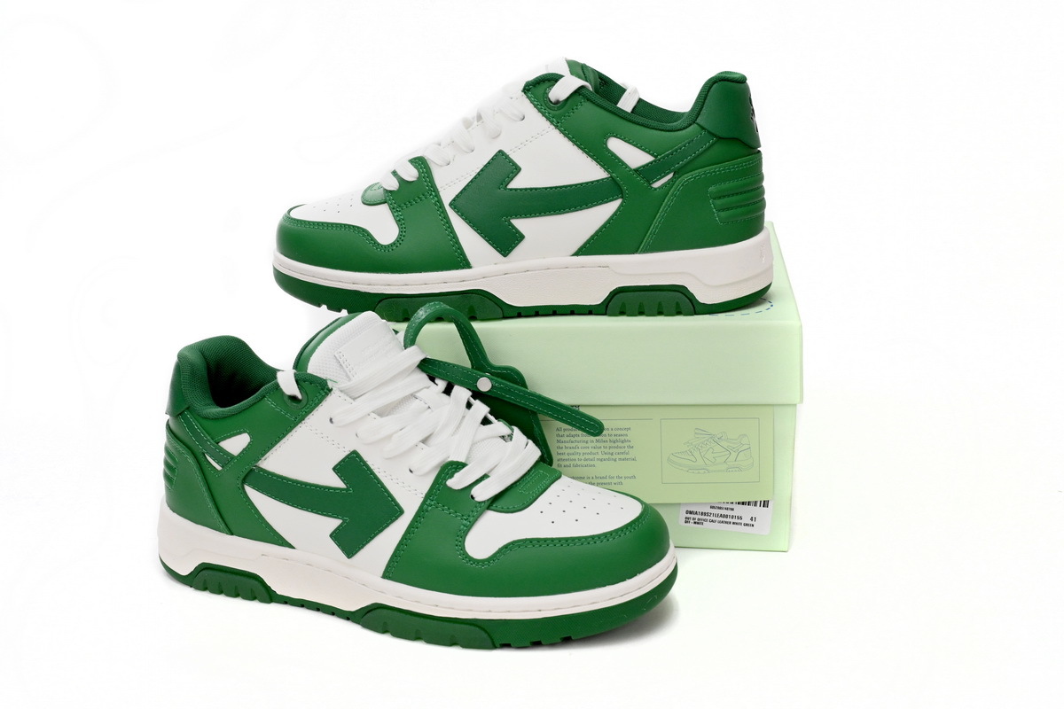  OFF WHITE Out Of Office Green OMIA189 C99LEA00 10155