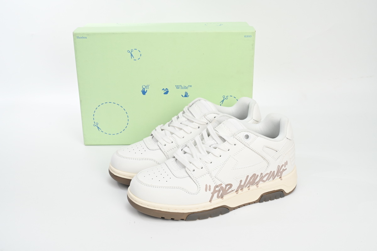 OFF WHITE Out Of Office Beige Gray OMIA189 C99LEA00 30117