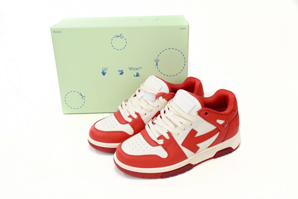  OFF WHITE Out Of Office Red And White OMIA189F 22LE00 10128