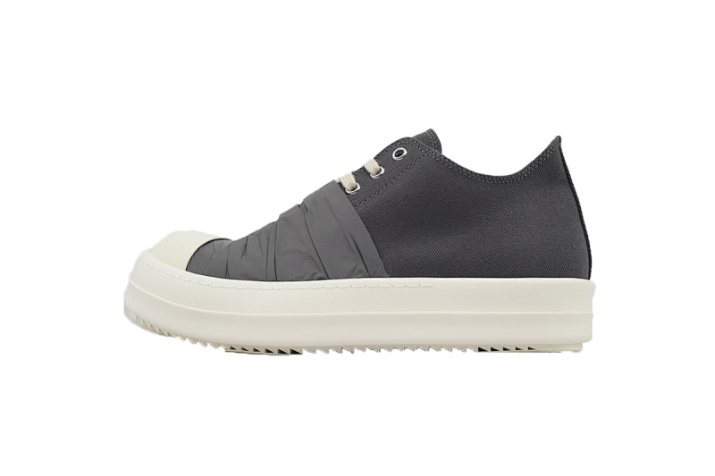 Rick Owens Grey Black Silk Surface