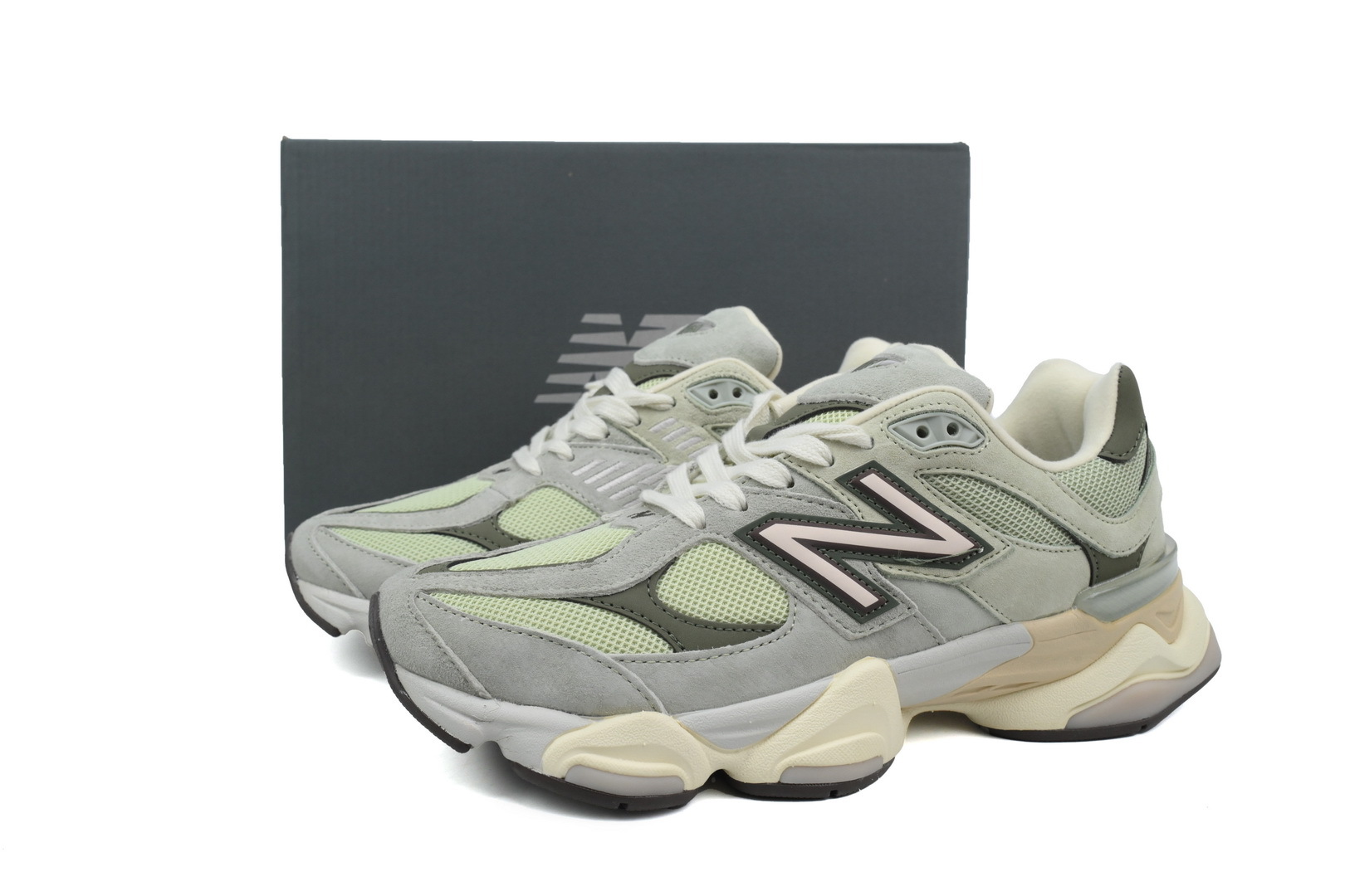New Balance 9060 Sea Salt Olivine U9060EEC