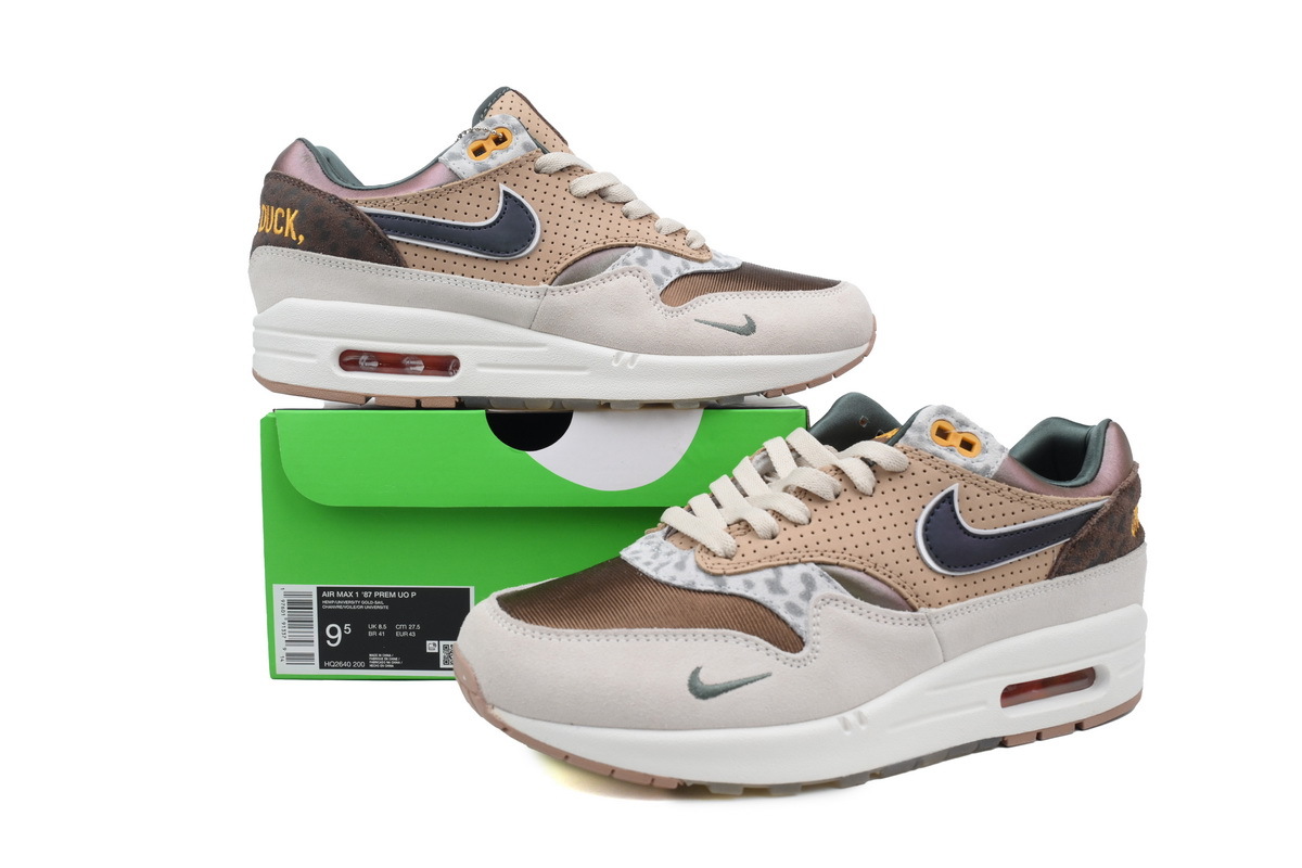 Nike Air Max 1 University Oregon Hemp Gold
