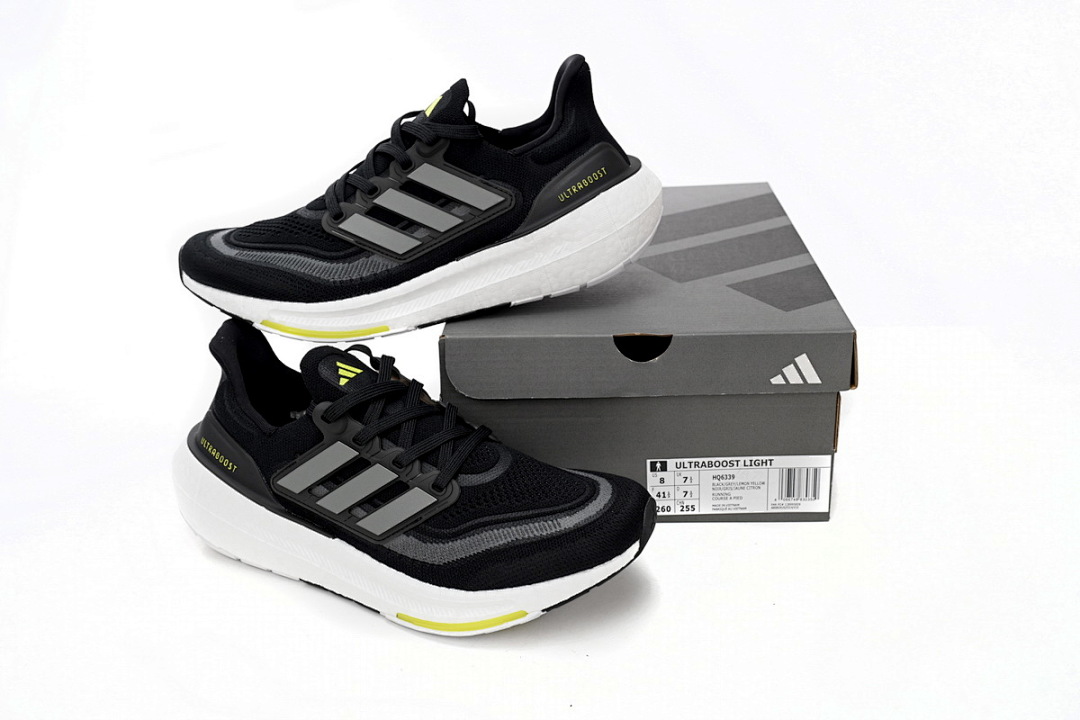 Adidas Ultra Boost 2023 LIGHT Black And White HQ6339