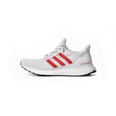 Adidas Ultraboost 4.0 White Red Sneaker 01