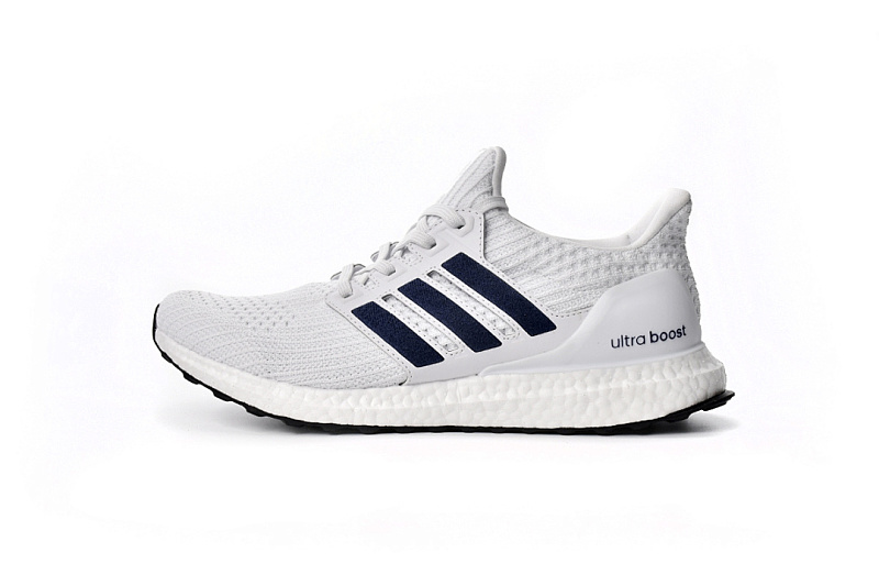 Adidas Ultraboost 4.0 White Navy Blue Sneaker