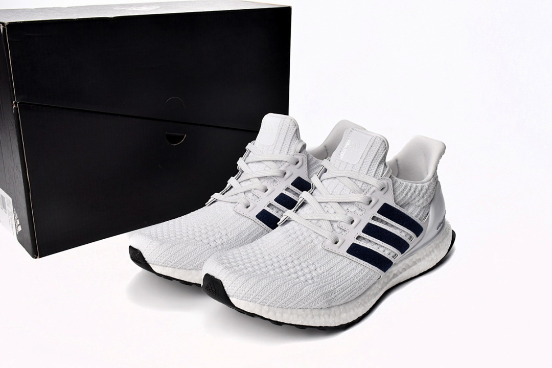 Adidas Ultraboost 4.0 White Navy Blue Sneaker