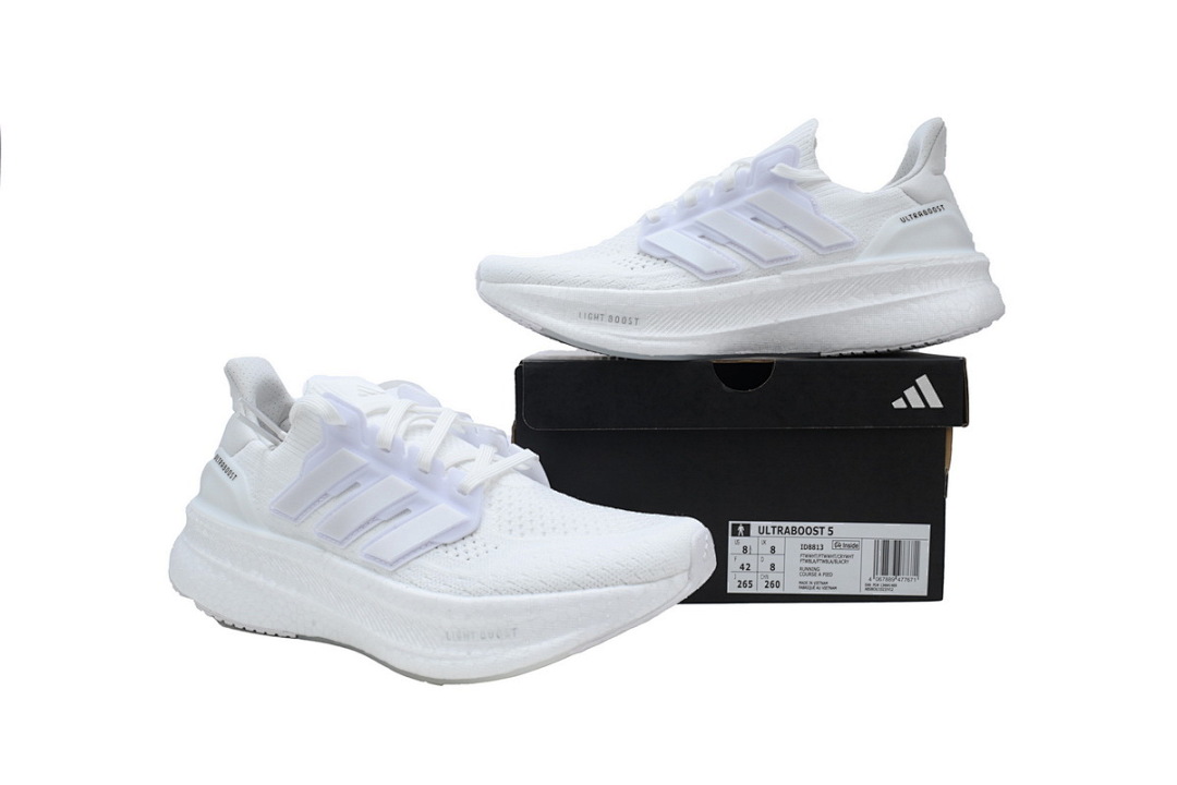Adidas Ultraboost 5 White Sneaker SKU ID8813