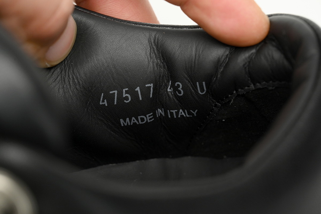 AU02G7893 LLPW2 RICK OWENS Black Bread black