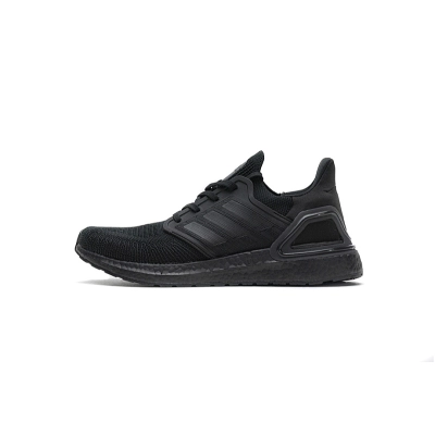  adidas Ultra BOOST 20 CONSORTIUM Triple Black Real Boost EG0691 01