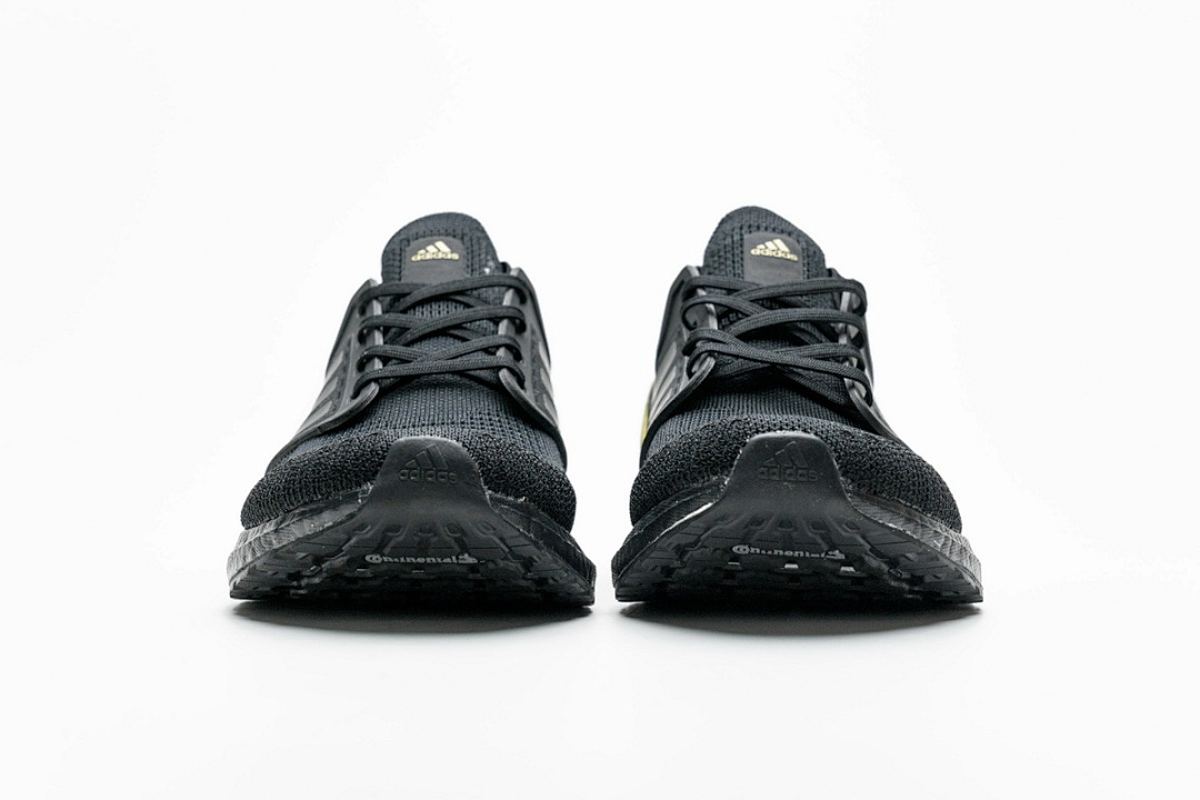  adidas Ultra BOOST 20 CONSORTIUM Black Gold Real Boost EG0754