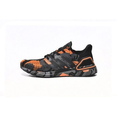 adidas Ultra Boost 20 Black Signal Orange FV8330  01