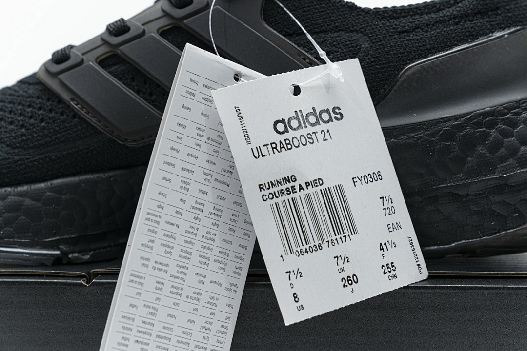  adidas Ultra Boost 2021 Triple Black FY0306