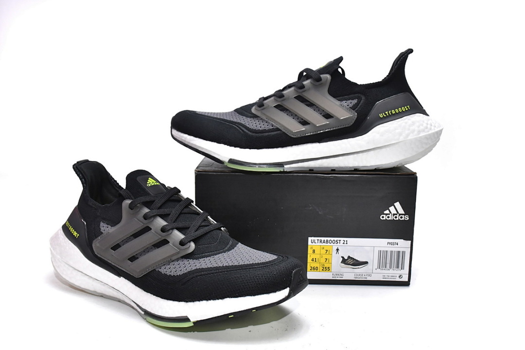  adidas Ultra Boost 2021 Black Grey FY0374