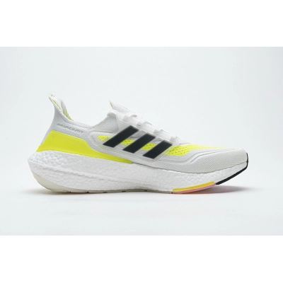  adidas Ultra Boost 2021 White Yellow Black FY0377 02