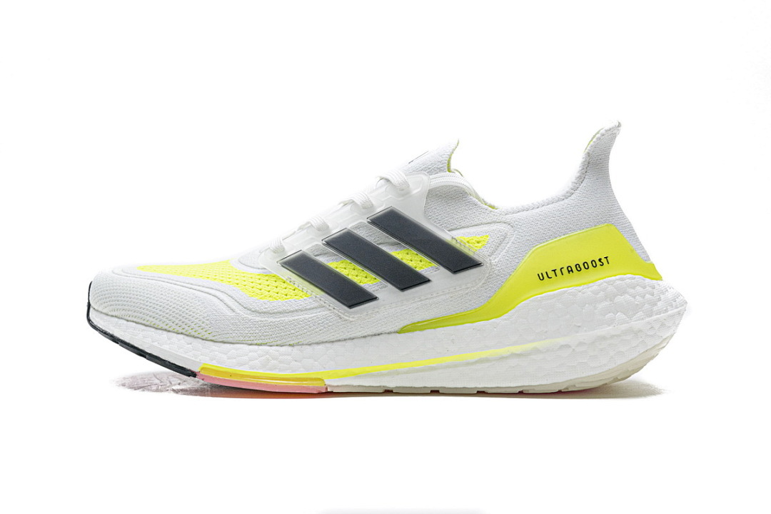  adidas Ultra Boost 2021 White Yellow Black FY0377