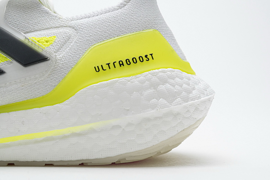  adidas Ultra Boost 2021 White Yellow Black FY0377