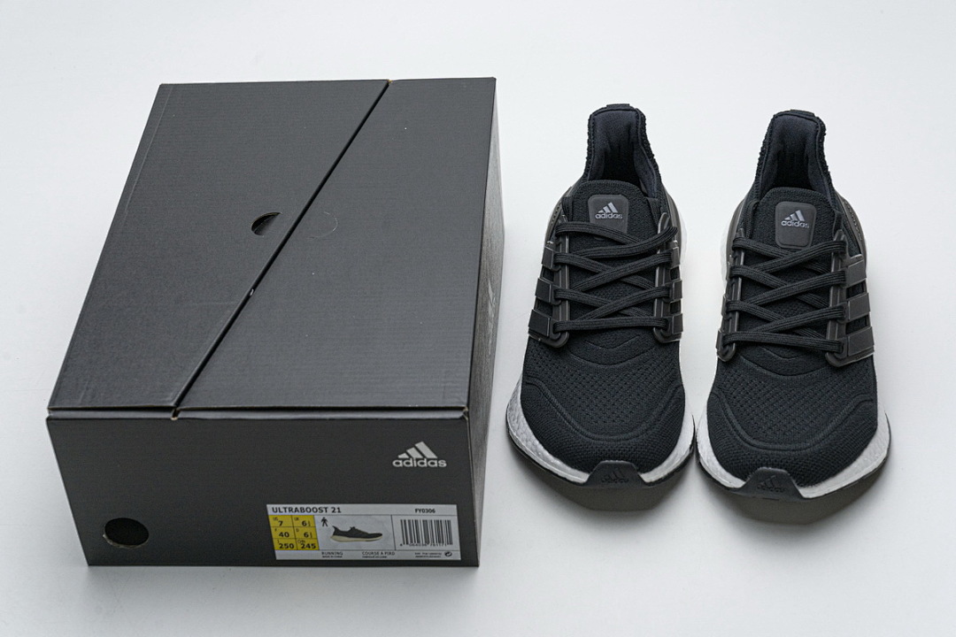  adidas Ultra Boost 2021 Black White FY0378