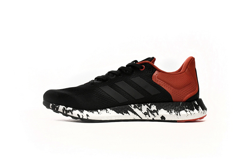 GV7702 adidas Pure Boost 21 Black Vivid Red
