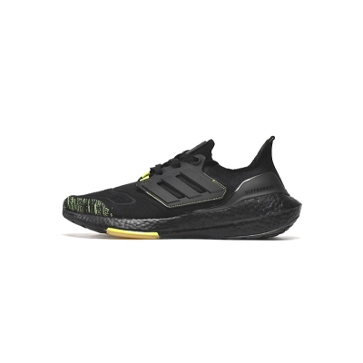  adidas Ultra Boost 2022 Black Solar Yellow GX5915 01