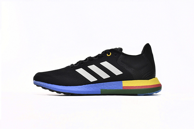 GY5103 adidas Pure Boost 21 Splicing Black