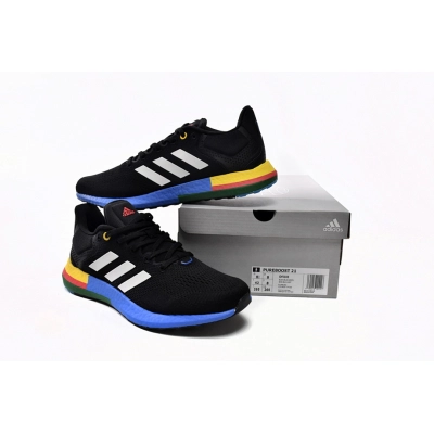 GY5103 adidas Pure Boost 21 Splicing Black 02