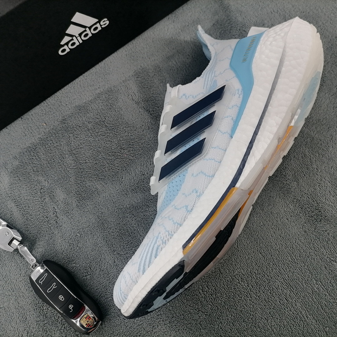 adidas Ultra Boost 2021 White ice blue GZ7120 
