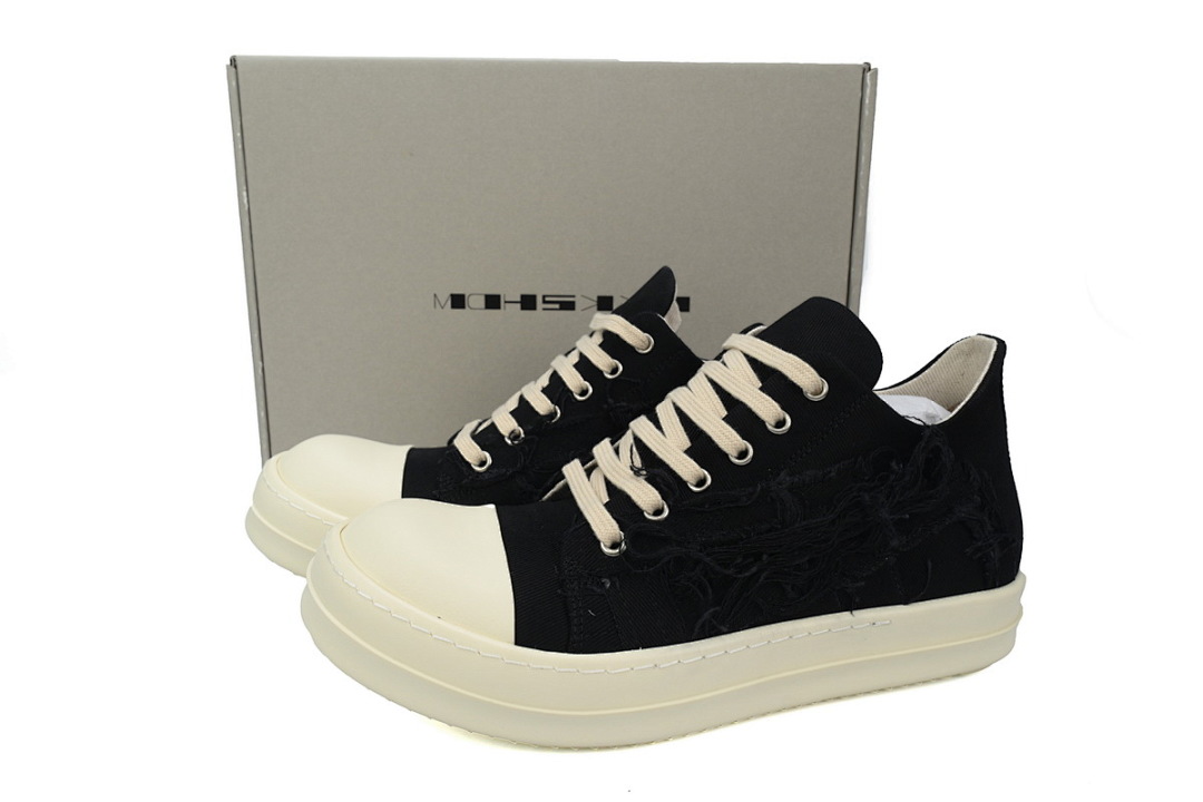 Rick Owens EDFU DRKSHDW Slashed Low
