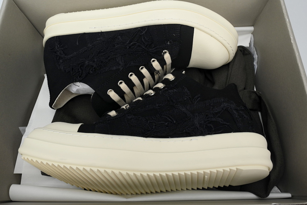 Rick Owens EDFU DRKSHDW Slashed Low