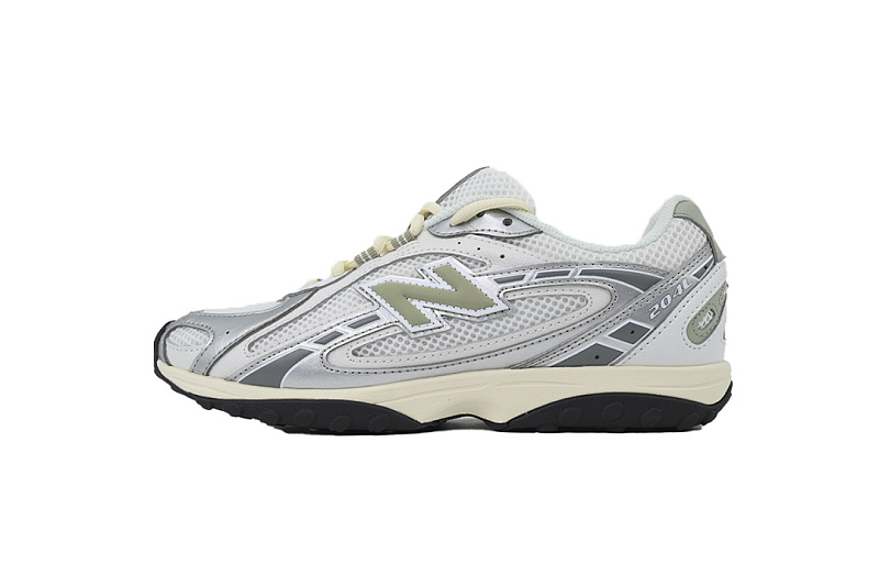 Silver Metallic Sage Green