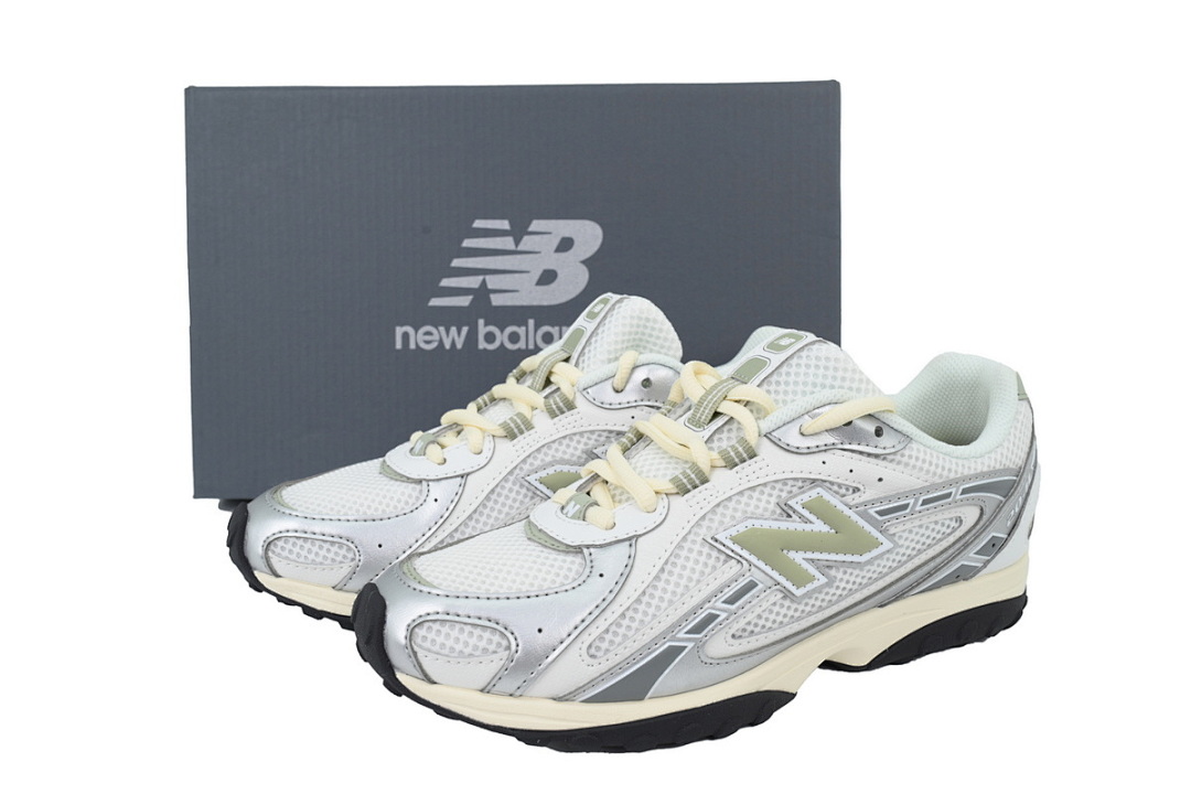 Silver Metallic Sage Green