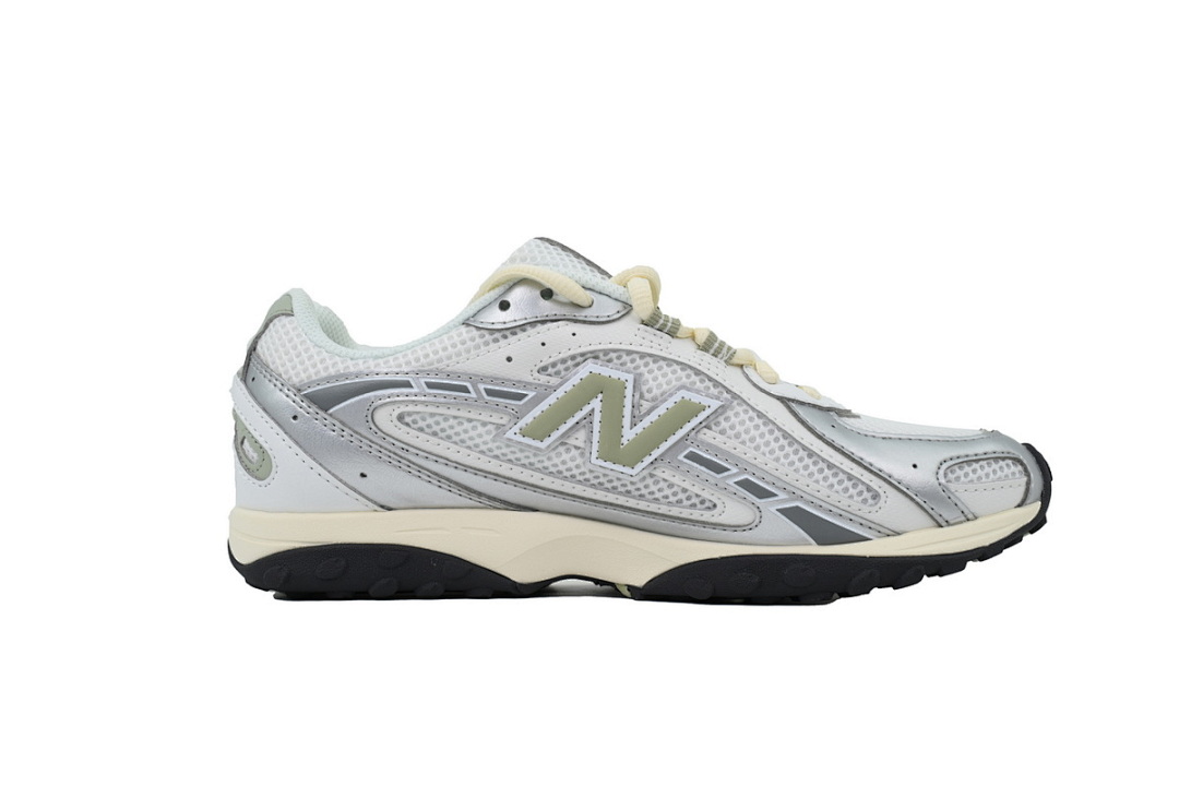 Silver Metallic Sage Green