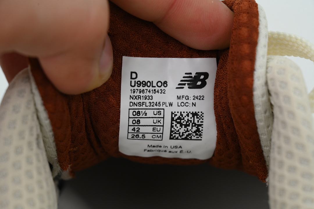 U990LO6 New Balance Loro Piana x 990v6 Made in USA