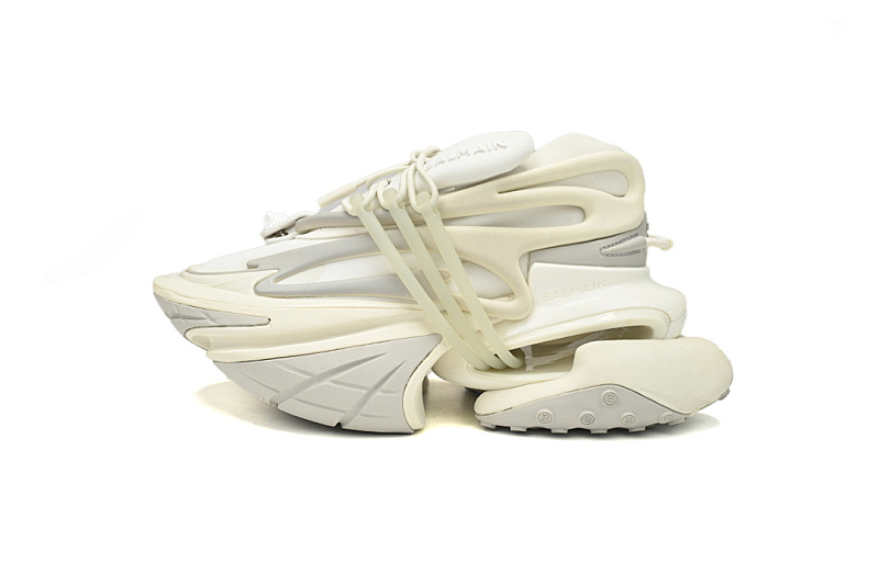 YM1VJ309 BALMAIN Multikolor Buty sportowe All White