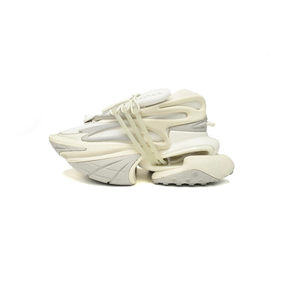 YM1VJ309 BALMAIN Multikolor Buty sportowe All White 01