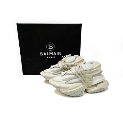 YM1VJ309 BALMAIN Multikolor Buty sportowe All White 02