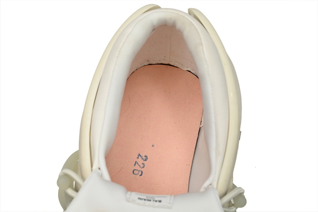 YM1VJ309 BALMAIN Multikolor Buty sportowe All White