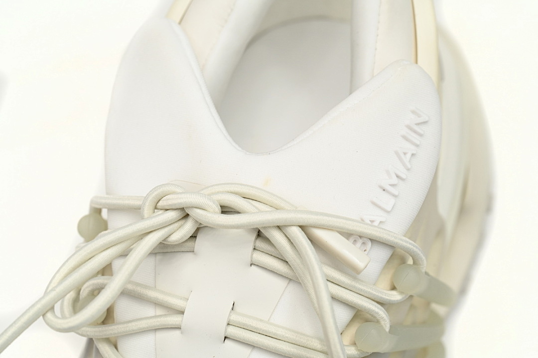 YM1VJ309 BALMAIN Multikolor Buty sportowe All White