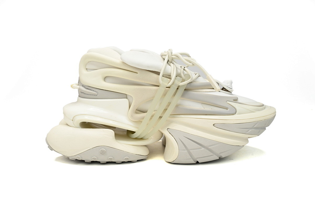 YM1VJ309 BALMAIN Multikolor Buty sportowe All White
