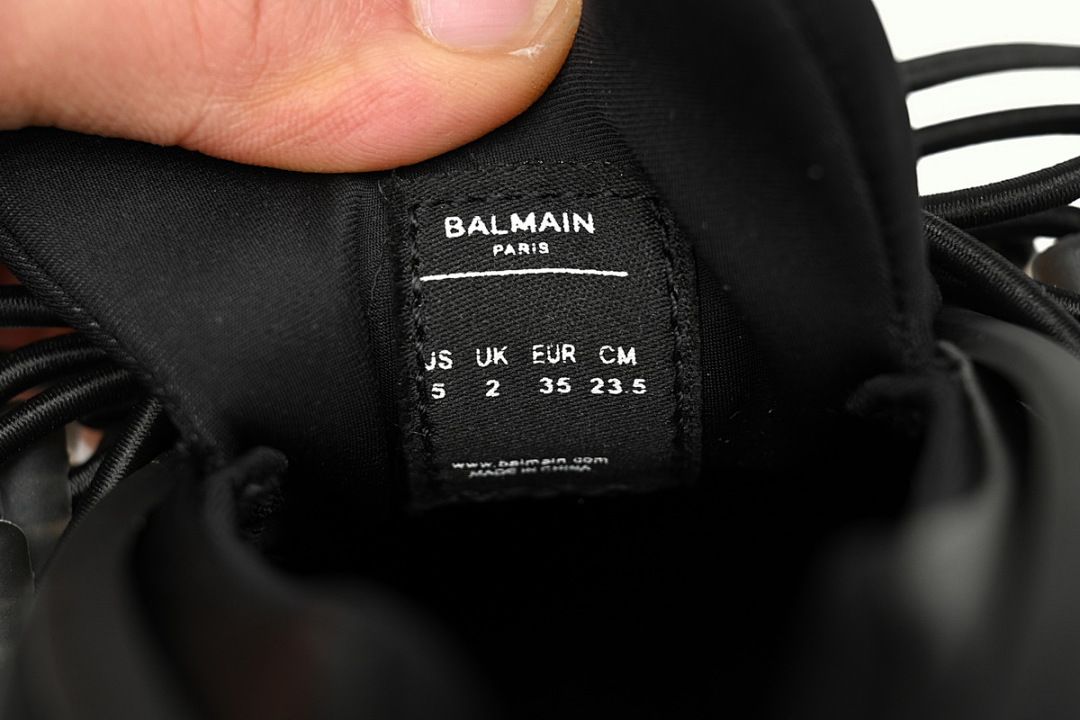 YM1VJ309 BALMAIN Multikolor Buty sportowe Black