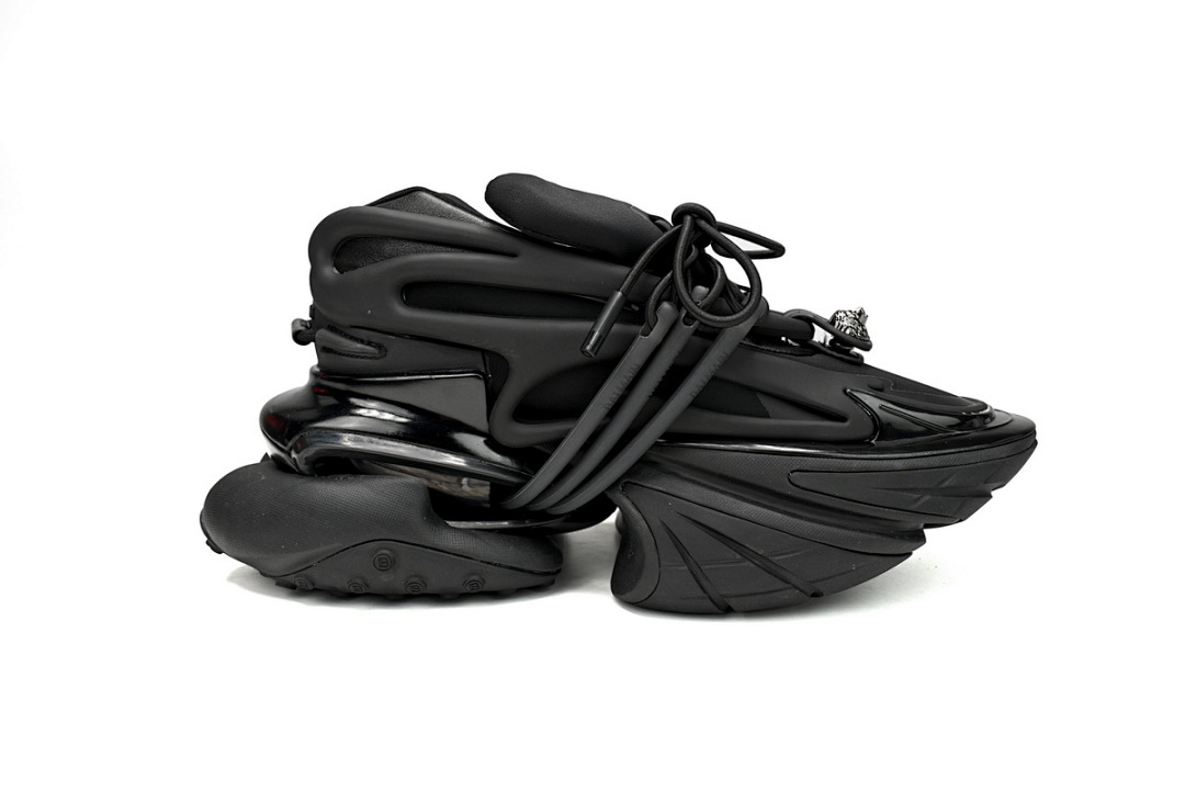 YM1VJ309 BALMAIN Multikolor Buty sportowe Black