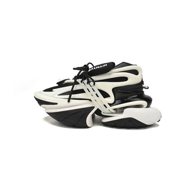YM1VJ309 BALMAIN Multikolor Buty sportowe Black And White 01
